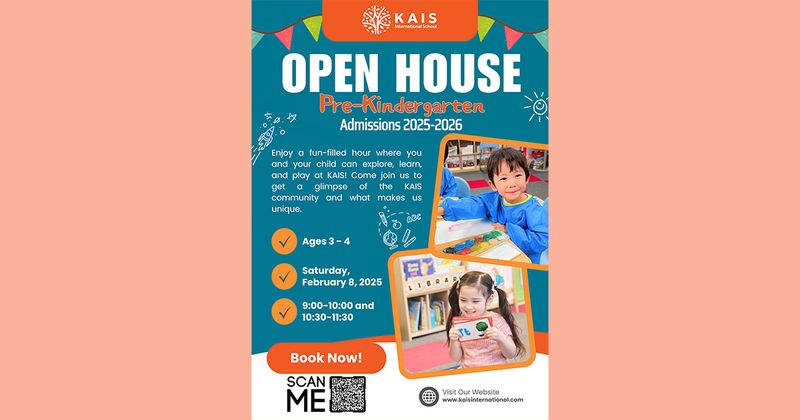 KAIS Pre-Kindergarten Open House – February 8, 2025