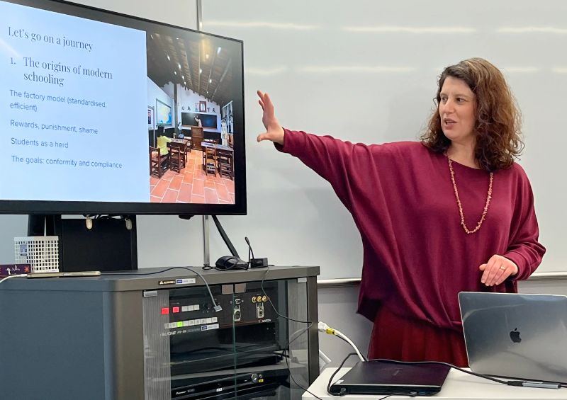 Ludovica Molinari presenting for TAIP