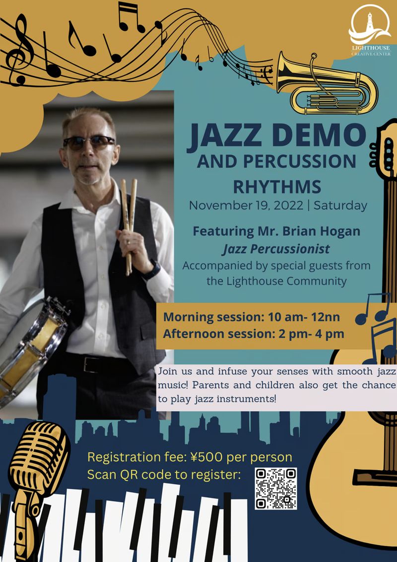 Nov 19: Jazz Demo with Rhythm and Percussions with Brian Hogan