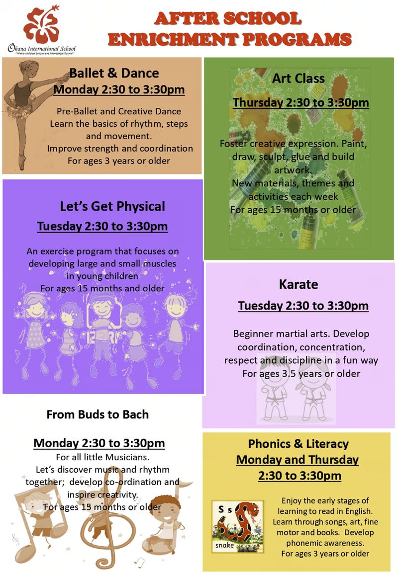 Exciting After School Classes