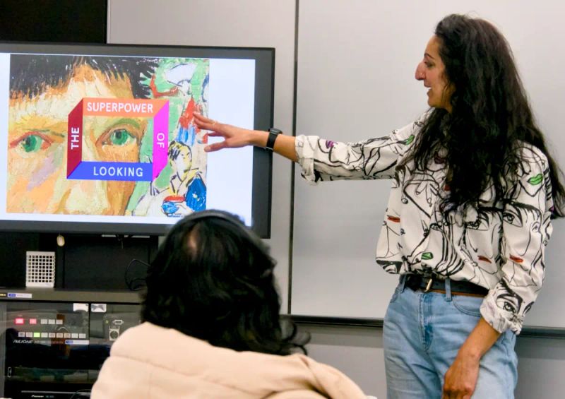 Divya Marie Kato presenting for TAIP